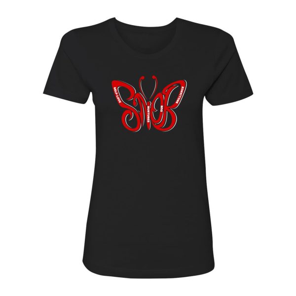 S.N.O.B Butterfly Effect Ladies Fitted T-Shirt