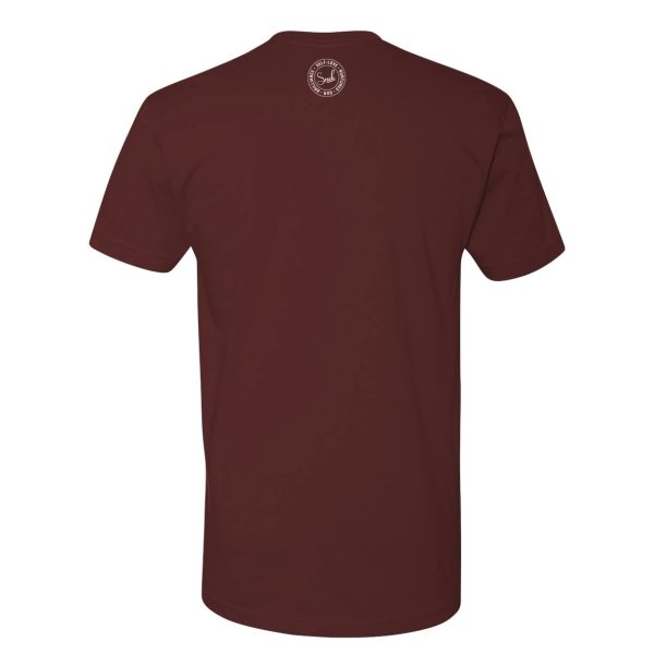Adult S.N.O.B “Self-Confidence” Tee Maroon - Image 2