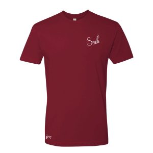 Adult S.N.O.B "Self-Confidence" Tee Cardinal