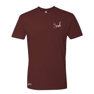 Adult S.N.O.B “Self-Confidence” Tee Maroon