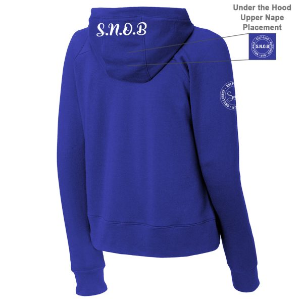 Women's S.N.O.B. Cropped "Self-Confidence" Hoodies - Image 2