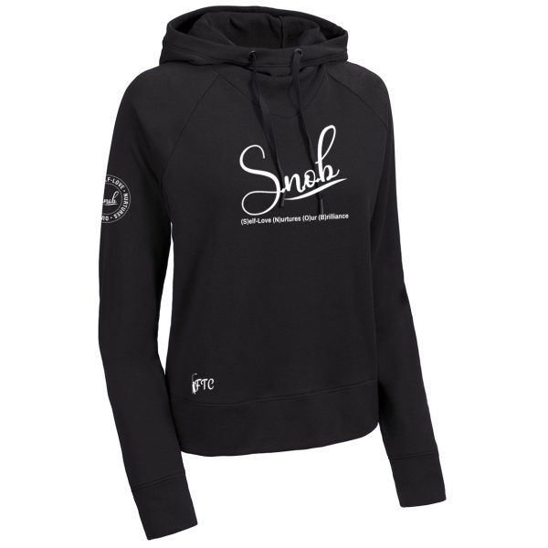 Women's S.N.O.B. Cropped "Self-Confidence" Hoodies