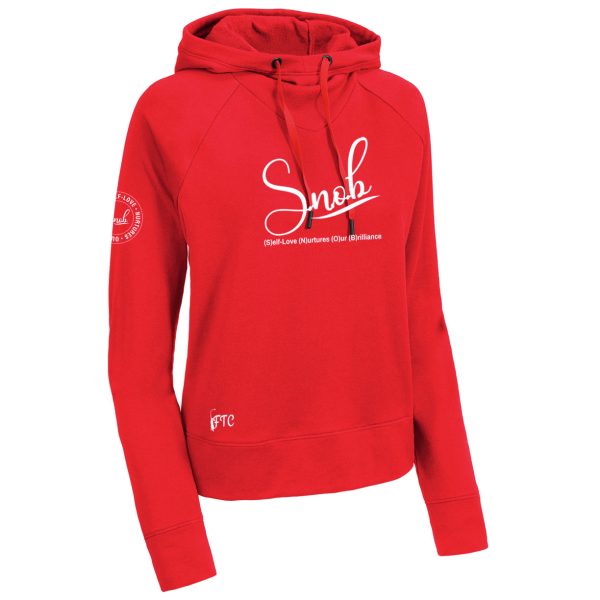 Women's S.N.O.B. Cropped "Self-Confidence" Hoodies