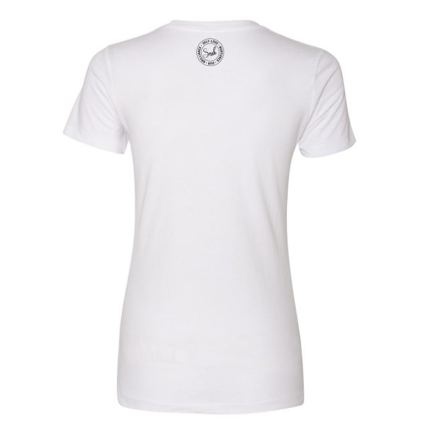 Ladies “Intellect Over Ignorance” Tee White - Image 2