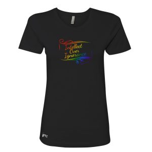 Ladies “Intellect Over Ignorance” Tee Black