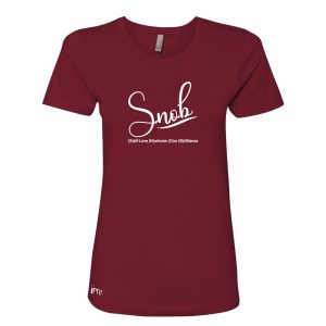 S.N.O.B. Ladies "Self-Love" Fitted T-shirt