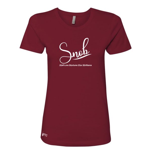 S.N.O.B. Ladies "Self-Love" Fitted T-shirt