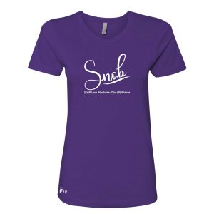 S.N.O.B. Ladies "Self-Love" Fitted T-shirt