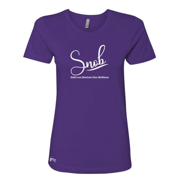 S.N.O.B. Ladies "Self-Love" Fitted T-shirt