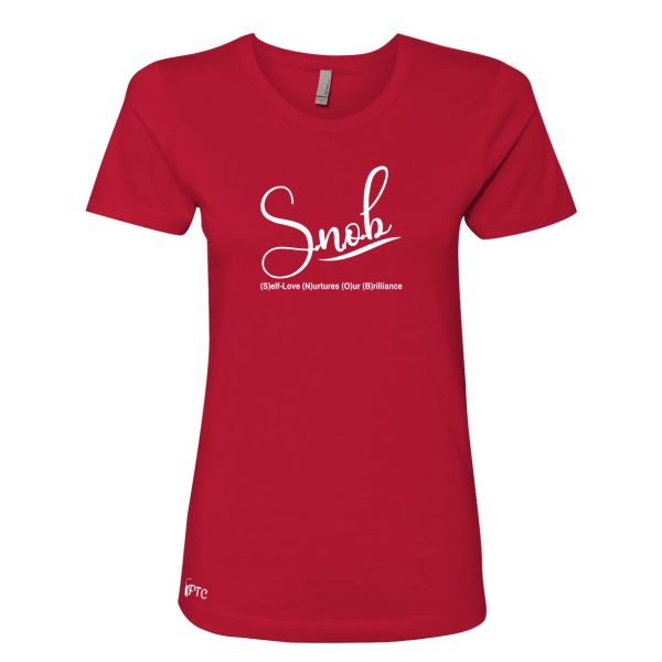 S.N.O.B. Ladies "Self-Love" Fitted T-shirt