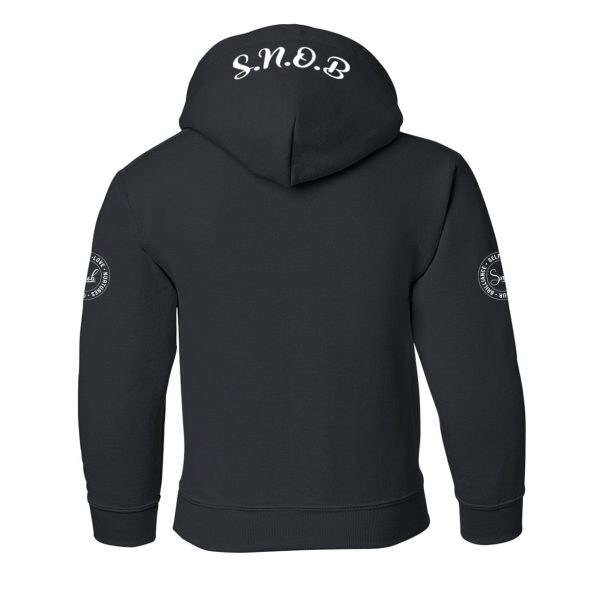 Youth “Self-Love” Hoodies With Hood Insignia - Image 2