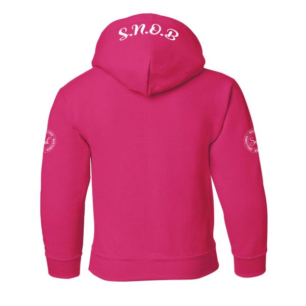 Youth “Self-Love” Hoodies With Hood Insignia - Image 2