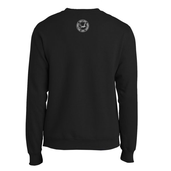 Self-Love Glittery Heart Sweatshirt - Image 2