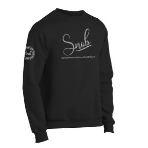 Self-love Metallic Silver Sweatshirt