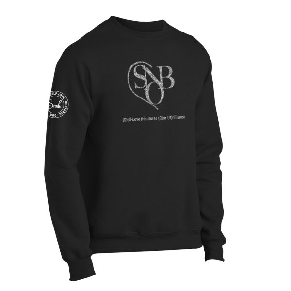 Self-Love Glittery Heart Sweatshirt
