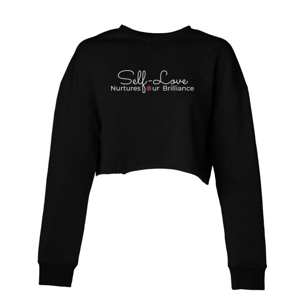 Crop Top Hooded Sweatshirt - Image 2