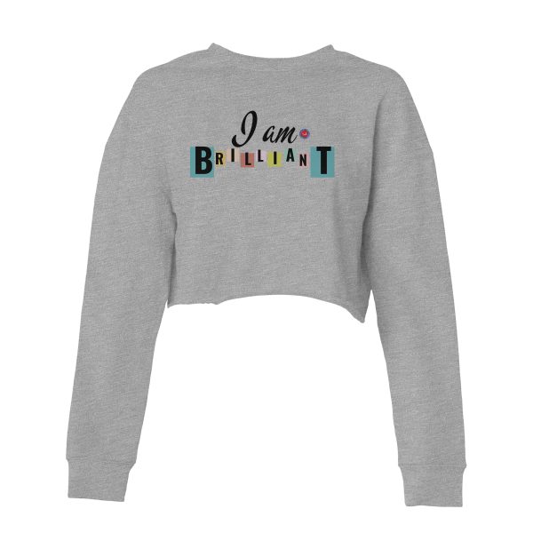 Crop Top Hooded Sweatshirt - Image 4